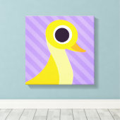 Zander der Ente Leinwanddruck (Insitu (Holzboden))