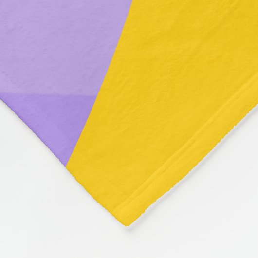 Zander die Ente Fleecedecke (Ecke)