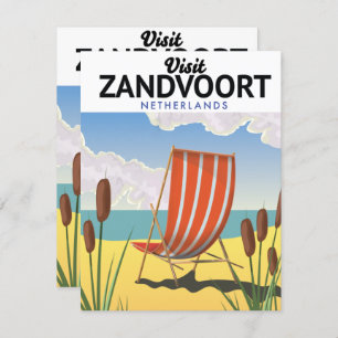 Zandvoort Niederlande Reiseplakat