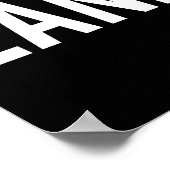 Zane - Cool New Funny Name Fan Gift Tee  Poster (Ecke)