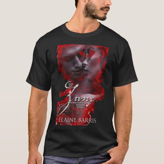 Zane, Flammen der Vampire-Leidenschafts-Reihen, T T-Shirt (Vorderseite)