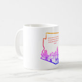 Zane Gray Arizona Tasse (Vorderseite Links)