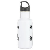 Zane-Name mit Fußball-Design, Wasserflasche (Rückseite)