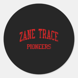 Zane Trace High School Hs Chillicothe Oh Vintage S Runder Aufkleber