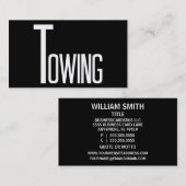 Zange Schwarz und Weiß Visitenkarte (Vorne/Hinten)