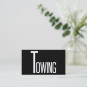 Zange Schwarz und Weiß Visitenkarte (Stehend Vorderseite)