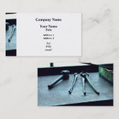 Zangen und Holzhammer Visitenkarte (Vorne/Hinten)