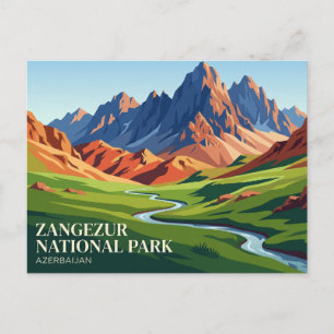 Zangezur Nationalpark Aserbaidschan Postkarte