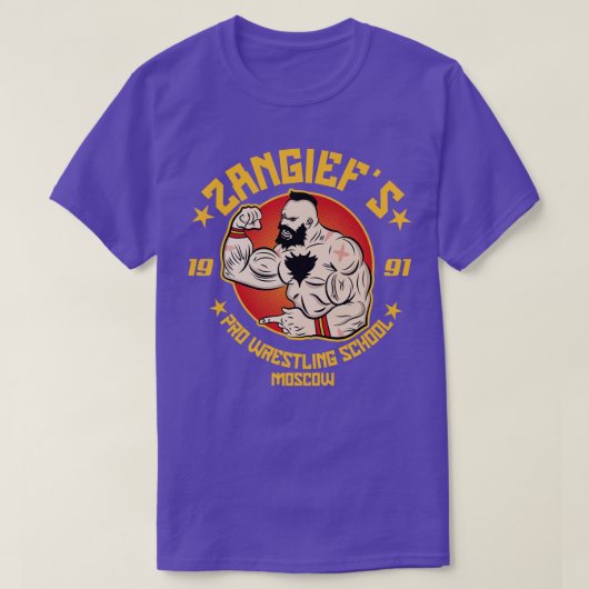 Zangiefs strebende Schule T-Shirt (Design vorne)