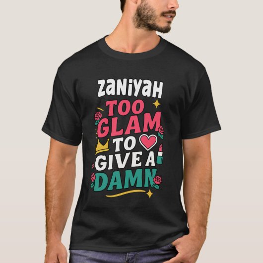 ZANIYAH Personalized Women's Gift Custom ZANIYAH T-Shirt (Vorderseite)