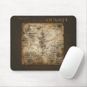Zantarni Karte Mousepad (Mit Mouse)