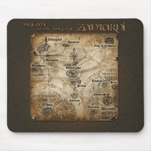 Zantarni Karte Mousepad (Vorne)