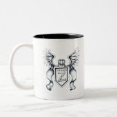 Zantarni Wappen-Tasse Zweifarbige Tasse (Links)