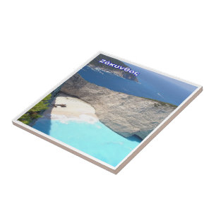 ZANTE, Navagio Beach, Griechenland, Fliese