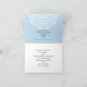 Zante Wedding Destination Einladung (Innenseite)