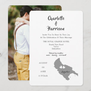 Zante Wedding Destination Foto Einladung