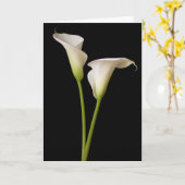 Zantedeschie Karte (Gelbe Blume)