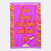 ZANY ART DESIGN MIT HOUSEKEEPER WORTEN GESCHIRRTUCH (Vertikal)