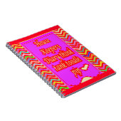 ZANY ART DESIGN MIT HOUSEKEEPER WORTEN NOTIZBLOCK (Rechte Seite)