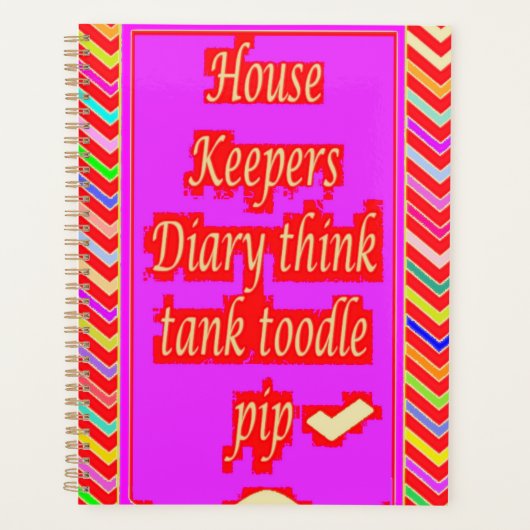 ZANY ART DESIGN MIT HOUSEKEEPER WORTEN PLANER (Vorderseite)