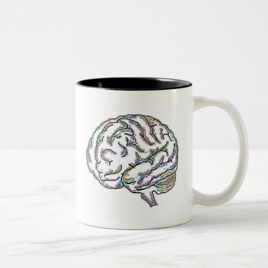 Zany Brainy Zweifarbige Tasse (Rechts)