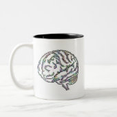 Zany Brainy Zweifarbige Tasse (Links)