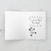 zany Geburtstagssohn Karte (Innenseite)