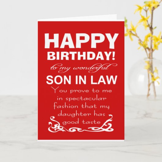 zany Geburtstagssohn Karte (Gelbe Blume)