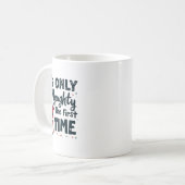 Zany It's Only Naughty The First Time Santa Christ Kaffeetasse (Vorderseite Links)
