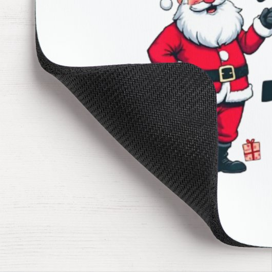 Zany It's Only Naughty The First Time Santa Christ Mousepad (Ecke)