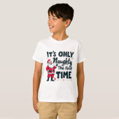 Zany It's Only Naughty The First Time Santa Christ T-Shirt (Vorne ganz)