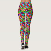 Zany Mode Designer Leggings multi gemustert (Rückseite)