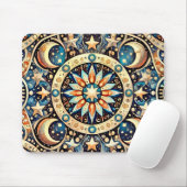 ~ Zany Muster von Monden und Sternen ~ Mousepad (Mit Mouse)