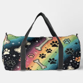 Zany Rainbow Pet Adventure Duffle Bag (Vorderseite)