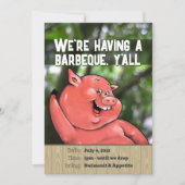 Zany Roast Sommer Grill Zoll lädt ein Einladung (Vorderseite)