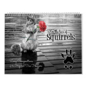 Zany Squirrel Lover Wildlife 12 Monate Kalender (Titelbild)