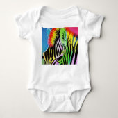 Zany Zebra Baby Strampler (Vorderseite)