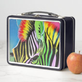Zany Zebra Metall Brotdose (Beispiel)