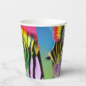 Zany Zebra Pappbecher (Rückseite)