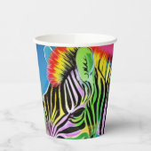 Zany Zebra Pappbecher (Links)