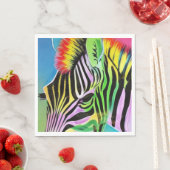 Zany Zebra Serviette (Beispiel)