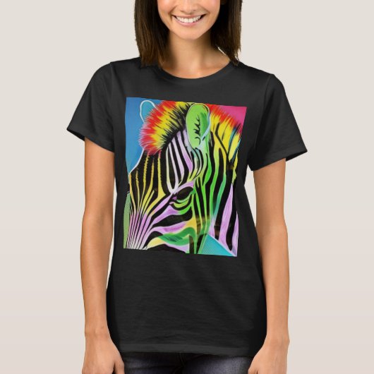 Zany Zebra T-Shirt (Vorderseite)