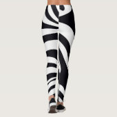 Zany Zebra Zest Leggings (Rückseite)