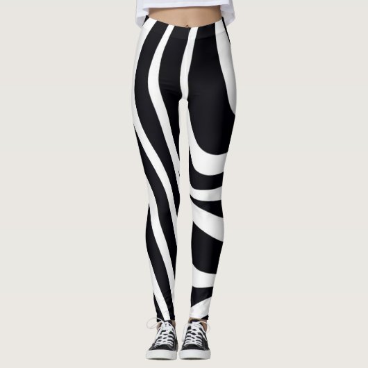 Zany Zebra Zest Leggings (Vorderseite)