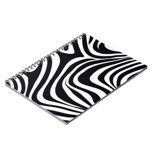 Zany Zebra Zest Notizblock (Linke Seite)