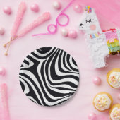 Zany Zebra Zest Pappteller (Party)