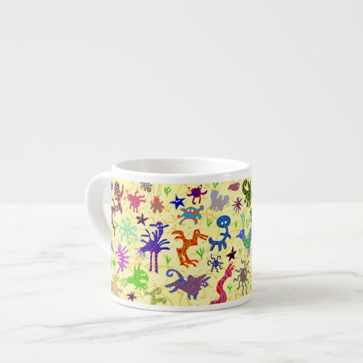 Zany Zooespresso-Tasse Espressotasse (Vorderseite Links)