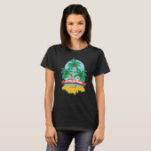 Zanzibar Palm Beach Surfing Souvenir Beach Vacatio T-Shirt (Vorne ganz)