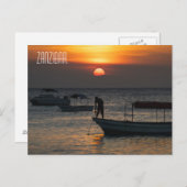 Zanzibar Postcard Postkarte (Vorne/Hinten)
