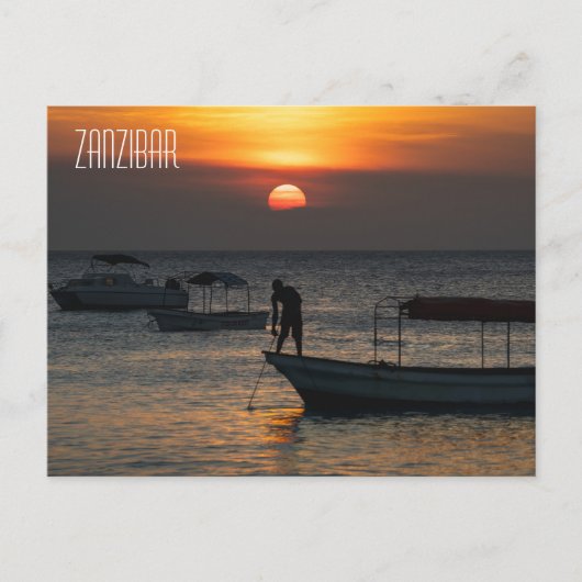 Zanzibar Postcard Postkarte (Vorderseite)